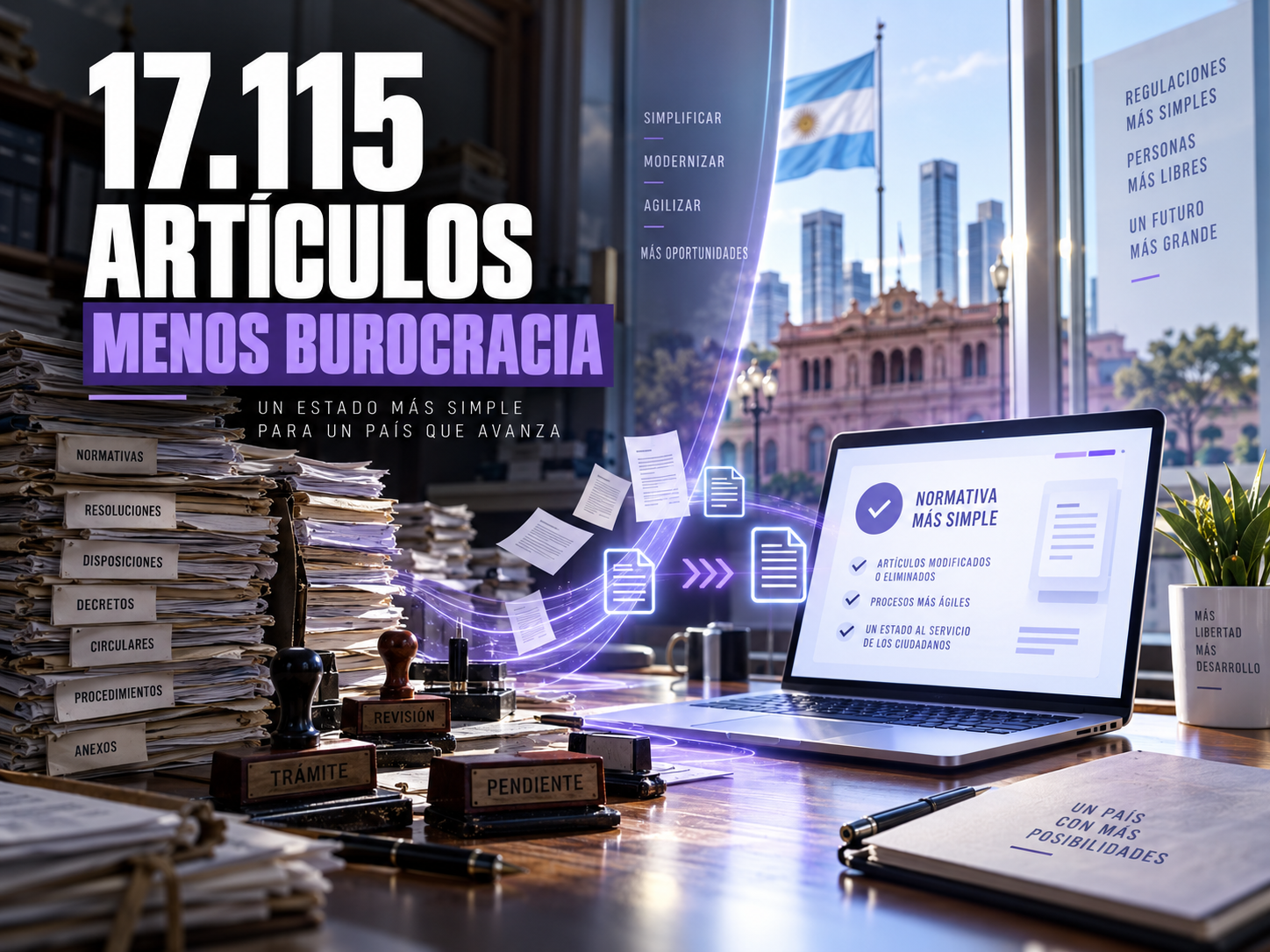 Desregulación: menos normas inútiles para producir y trabajar