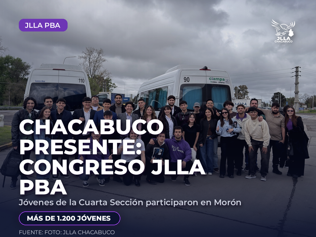 Chacabuco participó del Congreso Provincial de Jóvenes de LLA en Morón